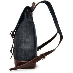 Fashion denim drawstring backpack bag female holiday leisure tourism