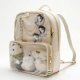 Lovely lovely crystal clear bags women backpack