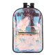 Holiday girl transparent holographic shoulder backpack backpacking backpack